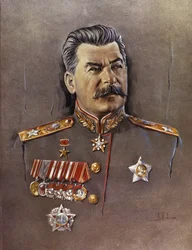 Portræt af Josef Stalin